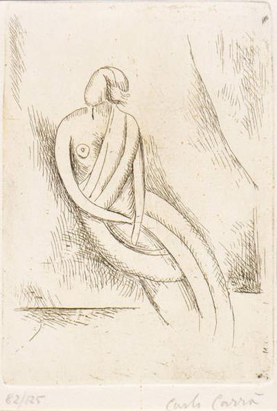 Untitled (Female Figure)-1957 Untitled (Female Figure)-1957