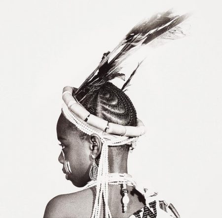 J. D. 'Okhai Ojeikere - Oluweri Headdress-1972 J. D. 'Okhai Ojeikere - Oluweri Headdress-1972