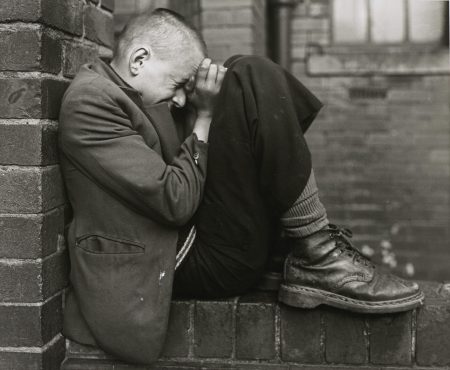 Youth On A Wall, Jarrow, Tyneside-1976 Youth On A Wall, Jarrow, Tyneside-1976