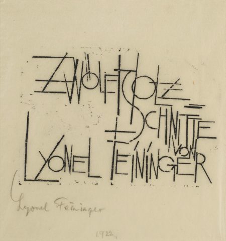 Zwolf Holzschnitte (Pr. Ed. 4B; W. 12)-1920 Zwolf Holzschnitte (Pr. Ed. 4B; W. 12)-1920