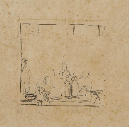 Bottles In The Studio, From Un Poeme Dans Chaque Livre (L. 98)-1956 Bottles In The Studio, From Un Poeme Dans Chaque Livre (L. 98)-1956