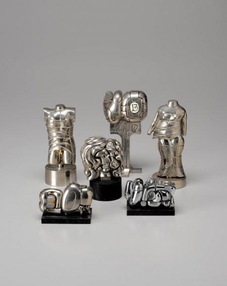 Miguel Berrocal - A Group Of Six Sculptures (Titles include: Cristina; Mini Cariatide; Mini David; Mini Maria; Mini Zoraida; Portrait de Michele)-1970 Miguel Berrocal - A Group Of Six Sculptures (Titles include: Cristina; Mini Cariatide; Mini David; Mini Maria; Mini Zoraida; Portrait de Michele)-1970