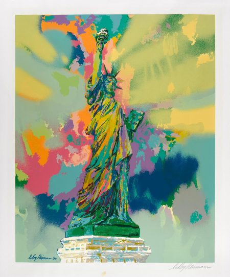 Leroy Neiman - Statue Of Liberty-1986 Leroy Neiman - Statue Of Liberty-1986