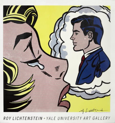 After Roy Lichtenstein - Thinking Of Him (Yale University Art Museum)-1991 After Roy Lichtenstein - Thinking Of Him (Yale University Art Museum)-1991