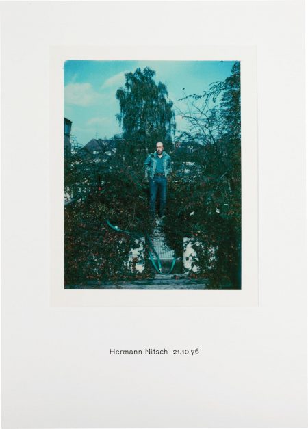 Polaroid Portrait, Hermann Nitsch 21.10.76-2010 Polaroid Portrait, Hermann Nitsch 21.10.76-2010