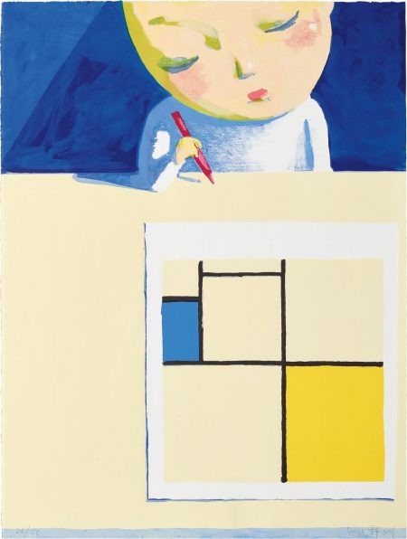 Girl With Mondrian-2001 Girl With Mondrian-2001