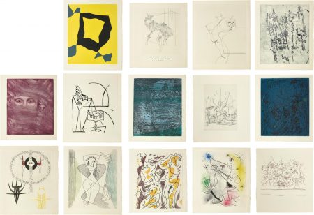 Various Artists Including Joan Miro Alberto Giacometti And Man Ray - Rene Crevel: Feuilles Eparses (Scattered Leaves)-1965 Various Artists Including Joan Miro Alberto Giacometti And Man Ray - Rene Crevel: Feuilles Eparses (Scattered Leaves)-1965