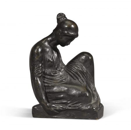 Jeune Fille Assise Vetue-1930 Jeune Fille Assise Vetue-1930