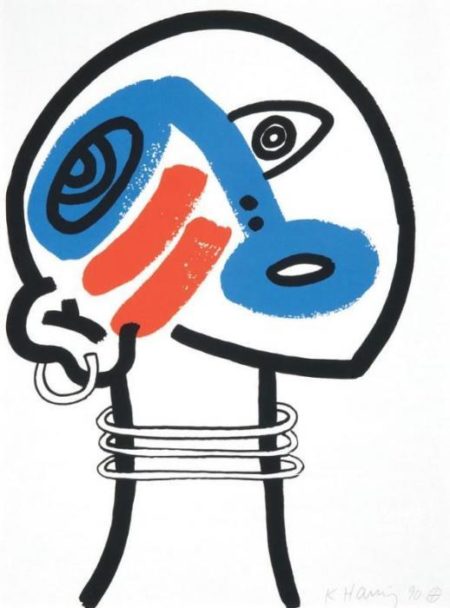 Keith Haring - The story of red and blue-1990 Keith Haring - The story of red and blue-1990