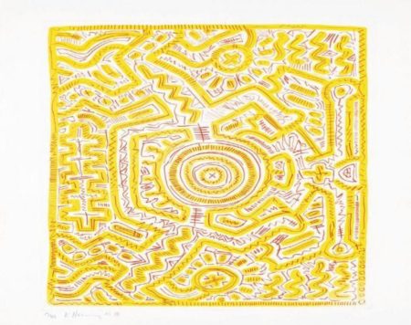 Keith Haring - Senza titolo-1985 Keith Haring - Senza titolo-1985