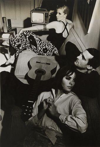 Le guitariste Patrick Bashford pour le magazine Queen-1966 Le guitariste Patrick Bashford pour le magazine Queen-1966