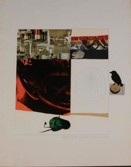 Robert Rauschenberg - Horsefeathers Thirteen (One Plate)-1972 Robert Rauschenberg - Horsefeathers Thirteen (One Plate)-1972