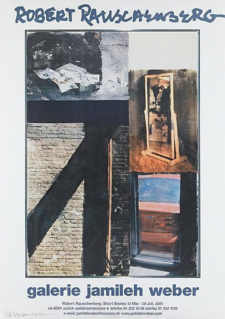 Robert Rauschenberg - Ausstellungsplakat Robert Rauschenberg: Short Stories-2001 Robert Rauschenberg - Ausstellungsplakat Robert Rauschenberg: Short Stories-2001