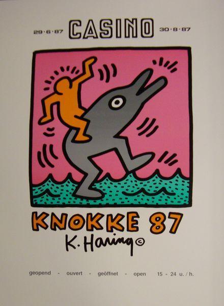 Keith Haring - Exposition au Casino de Knokke-1987 Keith Haring - Exposition au Casino de Knokke-1987