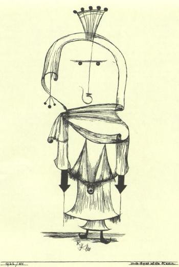 Die Hexe Mit Dem Kamm (The Witch With A Comb) (From Kunstlerspende Fur Das Deutsche Buchmuseum, Leipzig)-1922 Die Hexe Mit Dem Kamm (The Witch With A Comb) (From Kunstlerspende Fur Das Deutsche Buchmuseum, Leipzig)-1922