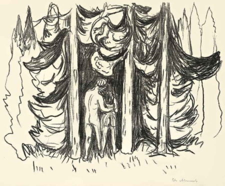 Der Wald / Forest Scene / Skogen-1909 Der Wald / Forest Scene / Skogen-1909