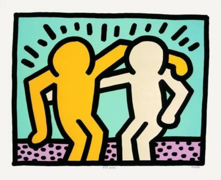 Keith Haring - Best Buddies-1990 Keith Haring - Best Buddies-1990