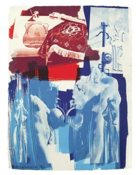 Robert Rauschenberg - Blues-1992 Robert Rauschenberg - Blues-1992