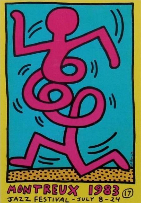 Keith Haring - Montreux 1983- Keith Haring - Montreux 1983-