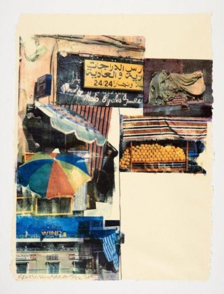 Robert Rauschenberg - Flaps (from the Marrakitch series)-2000 Robert Rauschenberg - Flaps (from the Marrakitch series)-2000