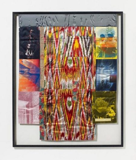 Robert Rauschenberg - Samarkand Stitches # III (From Samarkand Stitches)-1988 Robert Rauschenberg - Samarkand Stitches # III (From Samarkand Stitches)-1988