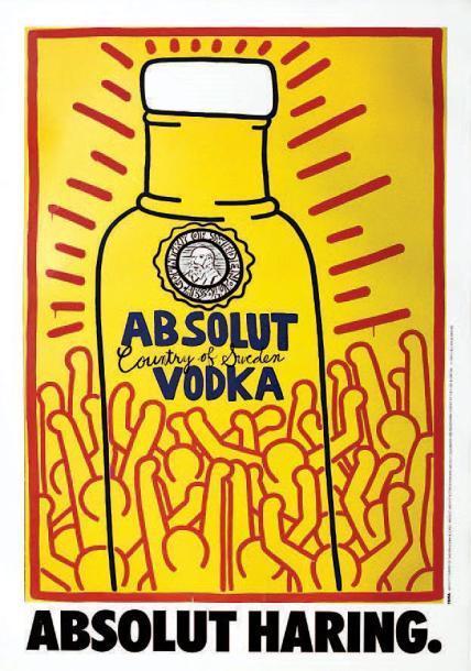 Keith Haring - Absolut Vodka-1986 Keith Haring - Absolut Vodka-1986