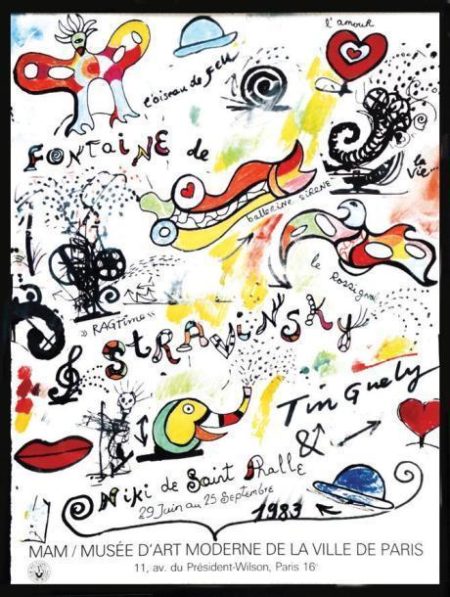 Fontaine de Stravinsky-1983 Fontaine de Stravinsky-1983