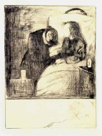 Das kranke Kind I / Das kranke Madchen / The Sick Child / The Sick Woman / Det syke barn (Schiefler 7; Woll 7)-1894 Das kranke Kind I / Das kranke Madchen / The Sick Child / The Sick Woman / Det syke barn (Schiefler 7; Woll 7)-1894