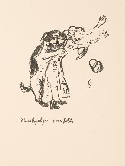 The Dog Attacking the Maid-1938 The Dog Attacking the Maid-1938
