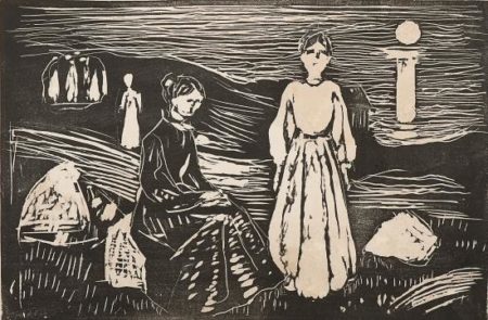 Frauen am Strand / Kvinner pa Stranden / Women on the Beach (Woll 369)- Frauen am Strand / Kvinner pa Stranden / Women on the Beach (Woll 369)-