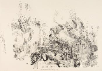 Robert Rauschenberg - Air Pocket, from Stoned Moon Series-1970 Robert Rauschenberg - Air Pocket, from Stoned Moon Series-1970
