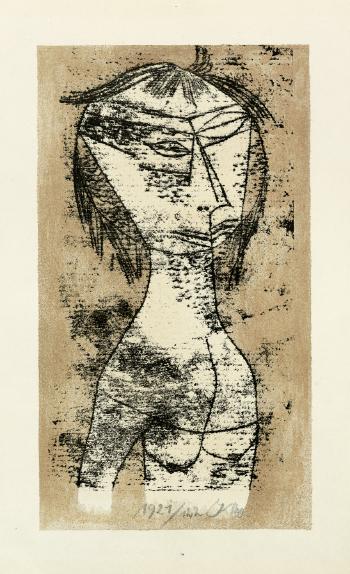 Die Heilige Vom Inneren Licht (The Saint Of Inner Light) (From Bauhaus-Drucke, Neue Europaische Graphik, Erste Mappe, Meister Des Staatlichen Bauhauses In Weimar)-1921 Die Heilige Vom Inneren Licht (The Saint Of Inner Light) (From Bauhaus-Drucke, Neue Europaische Graphik, Erste Mappe, Meister Des Staatlichen Bauhauses In Weimar)-1921