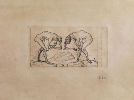 Zwei Manner, Einander In Hoherer Stellung Vermutend, Begegnen Sich (Aus Inventionen) ( Two Men Meet, Each Believing the Other to Be of Higher Rank (From The Series Inventions))-1903 Zwei Manner, Einander In Hoherer Stellung Vermutend, Begegnen Sich (Aus Inventionen) ( Two Men Meet, Each Believing the Other to Be of Higher Rank (From The Series Inventions))-1903