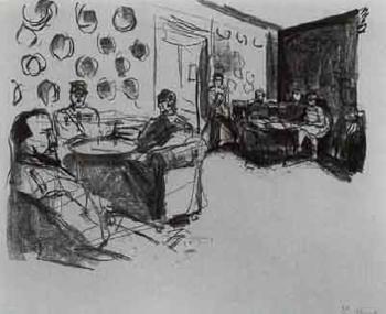Cafe in Wiesbaden (Wiesbade Cafe)-1922 Cafe in Wiesbaden (Wiesbade Cafe)-1922