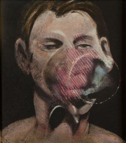 Studies for a Portrait of Peter Beard I (panneau central)-1976 Studies for a Portrait of Peter Beard I (panneau central)-1976