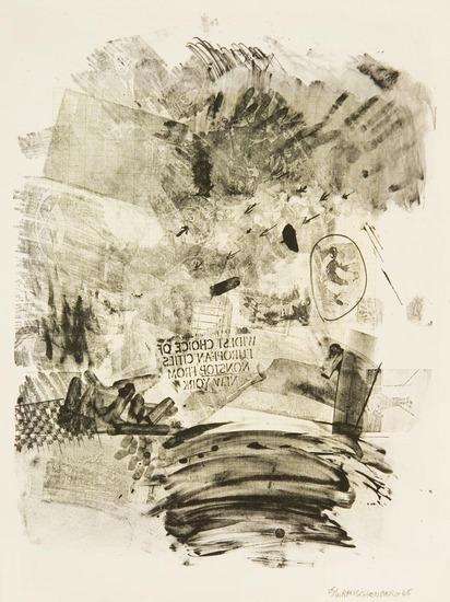 Robert Rauschenberg - Lawn-1965 Robert Rauschenberg - Lawn-1965