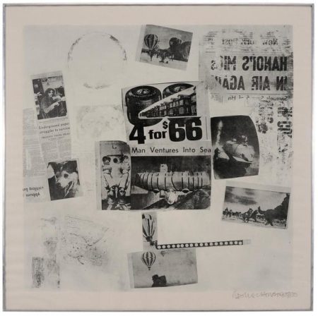 Robert Rauschenberg - Features from Currents # 59-1970 Robert Rauschenberg - Features from Currents # 59-1970