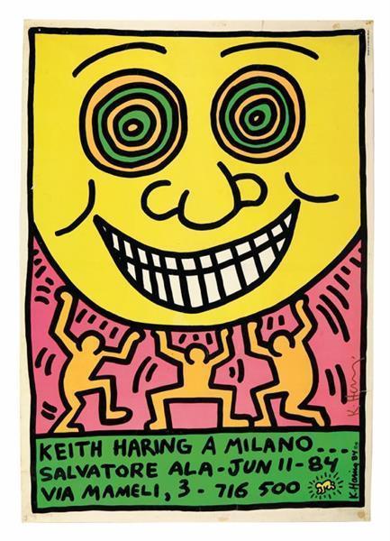 Keith Haring - Mostra da Salvatore Ala, Milano 1984-1984 Keith Haring - Mostra da Salvatore Ala, Milano 1984-1984