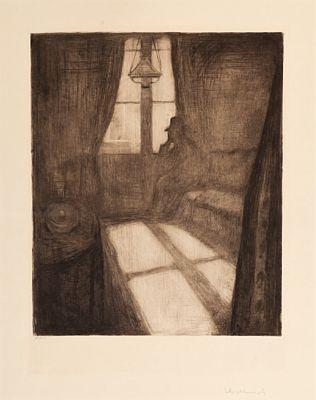 Maneskinn, Natt i Saint-Cloud / Moonlight, Night in Saint-Cloud / Mondschein, Nacht in Saint-Cloud-1895 Maneskinn, Natt i Saint-Cloud / Moonlight, Night in Saint-Cloud / Mondschein, Nacht in Saint-Cloud-1895
