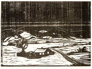 Grosse Schneelandschaft / Extensive Snow Landscape / Snowy Landscape / Snolandskap / Winter landscape (Wool 134)-1898 Grosse Schneelandschaft / Extensive Snow Landscape / Snowy Landscape / Snolandskap / Winter landscape (Wool 134)-1898