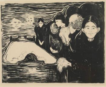 Ved dodssengen / Death in the Sickroom / Der Tod im Krankenzimmer / Sterbezimmer (Schiefler 73; Woll 65)-1896 Ved dodssengen / Death in the Sickroom / Der Tod im Krankenzimmer / Sterbezimmer (Schiefler 73; Woll 65)-1896