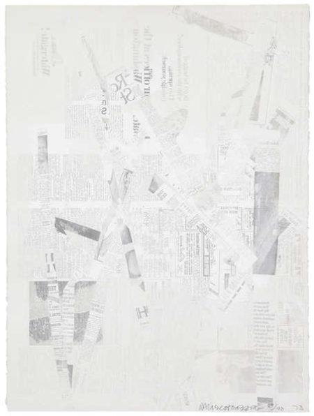 Robert Rauschenberg - Compositie-1972 Robert Rauschenberg - Compositie-1972
