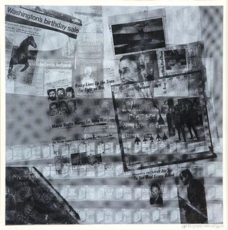Robert Rauschenberg - Surface Series-1970 Robert Rauschenberg - Surface Series-1970