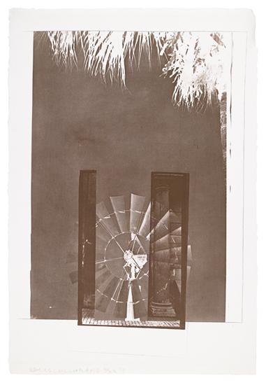 Robert Rauschenberg - Glacial Decoy Series: Etching II-1979 Robert Rauschenberg - Glacial Decoy Series: Etching II-1979