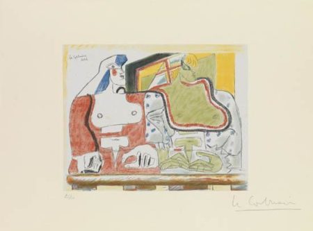 Deux femmes, visages a droite-1932 Deux femmes, visages a droite-1932