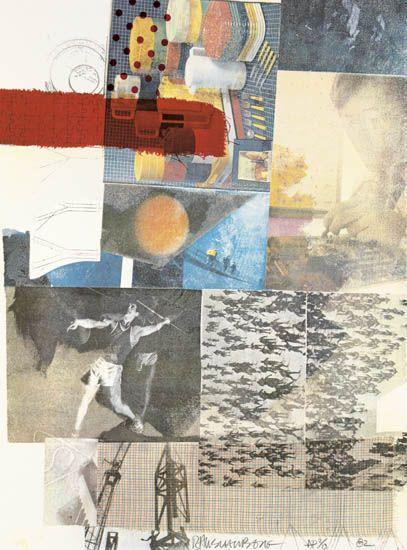 Robert Rauschenberg - Untitled (From the Thirteen Prints to Commemorate Anthology Film Archives)-1982 Robert Rauschenberg - Untitled (From the Thirteen Prints to Commemorate Anthology Film Archives)-1982