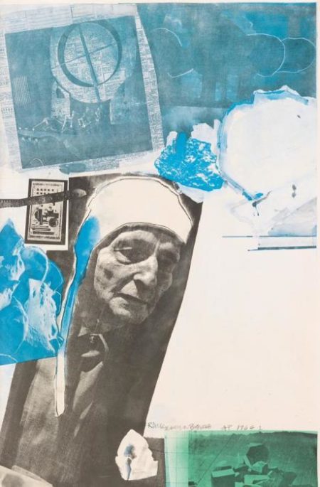 Robert Rauschenberg - Homage to Frederick Kiesler-1967 Robert Rauschenberg - Homage to Frederick Kiesler-1967