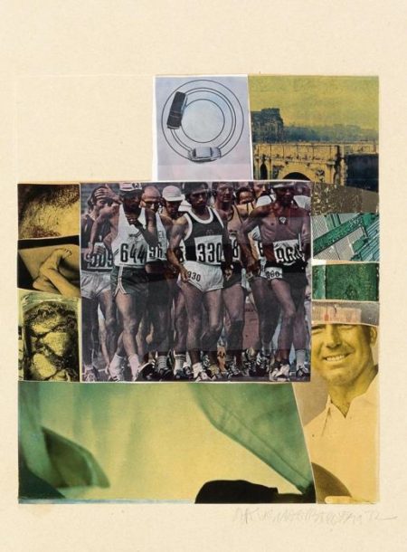 Robert Rauschenberg - Horsefeathers Thirteen (One Plate)-1972 Robert Rauschenberg - Horsefeathers Thirteen (One Plate)-1972