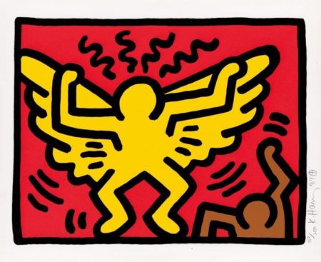 Keith Haring - Pop Shop IV-1989 Keith Haring - Pop Shop IV-1989