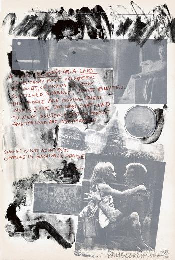 Robert Rauschenberg - Presidential Inauguration (From Inaugural Impressions)-1977 Robert Rauschenberg - Presidential Inauguration (From Inaugural Impressions)-1977